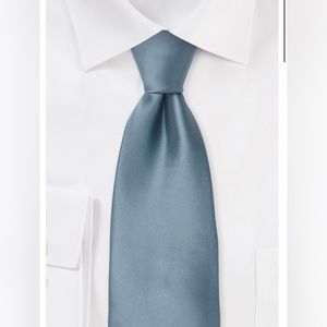 Puccini 100% Microfiber Dusty Blue 
Standard Size Mens Tie - NEW
